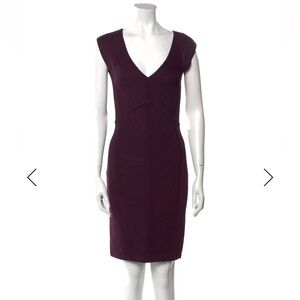 DVF Elegant Purple Sleeveless Dress